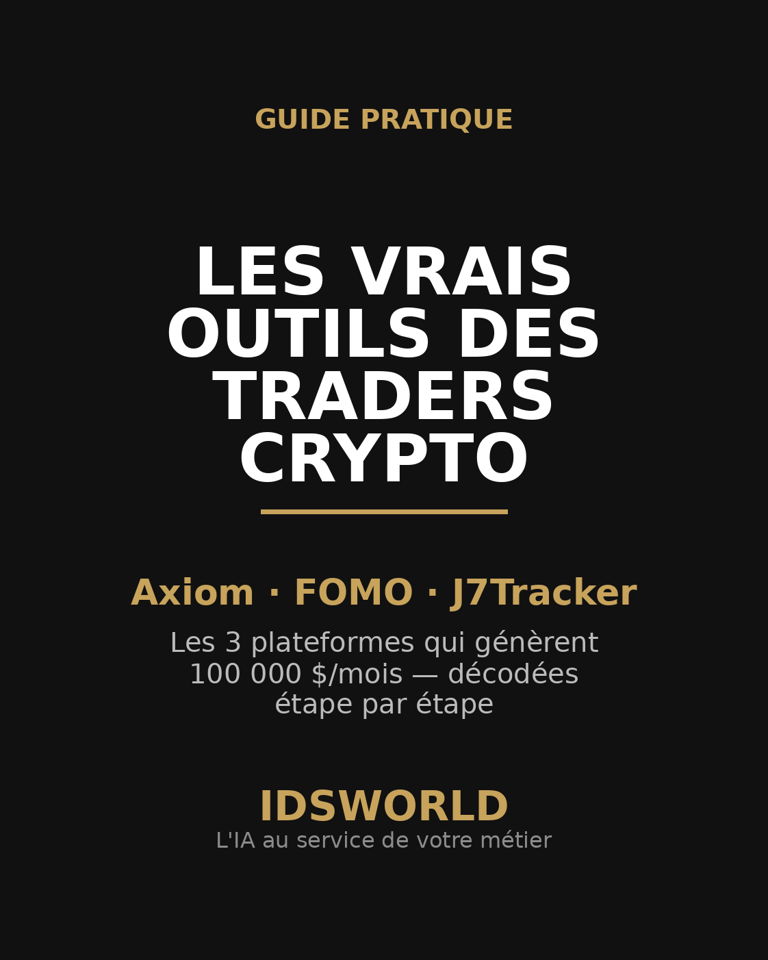 Les Vrais Outils des Traders Crypto
